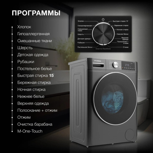 Стиральная машина Hyundai WMA8407 фото 4