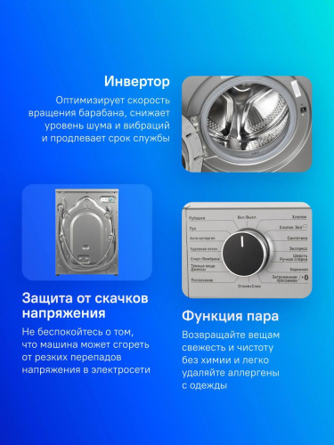 Стиральная машина Beko WSPE6H616S фото 3