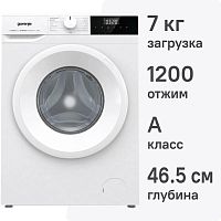 Стиральная машина Gorenje W2NHPI72SCSIRV