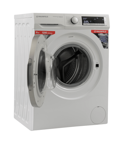 Комплект стиральной и сушильной машины Maunfeld MFWM128WH300 ST INVERTER SLIM + MFDM158WH300 HP SLIM фото 8