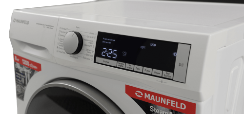 Комплект стиральной и сушильной машины Maunfeld MFWM128WH300 ST INVERTER SLIM + MFDM158WH300 HP SLIM фото 9