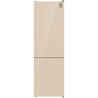 Холодильник Weissgauff WRK 2000 Total NoFrost Inverter Beige Glass