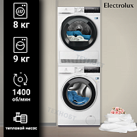 Комплект стиральной и сушильной машины Electrolux EW6F3492ACE + EW7D385UCE