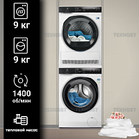 Комплект стиральной и сушильной машины Electrolux EW7F4492FQE + EW7D495UE