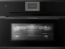 Компактный духовой шкаф с микроволнами Kuppersbusch CBM 6550.0 S6 Black Steel